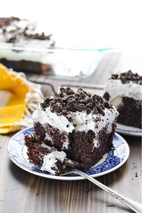 Oreo Poke Cake