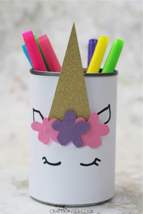 DIY Unicorn Pencil Holder