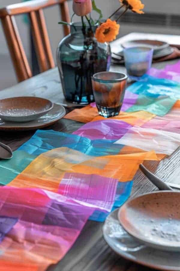 TISSUE PAPER TABLE RUNNER