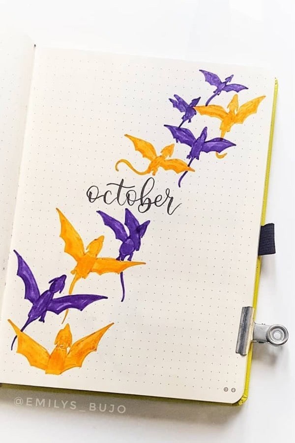 Purple & Orange Monthly Cover