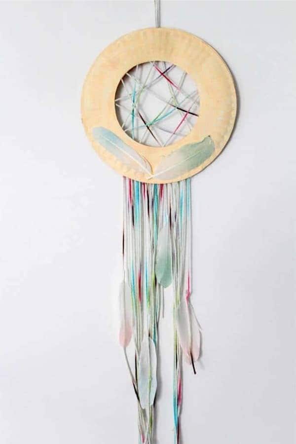 Paper Plate Dream Catcher