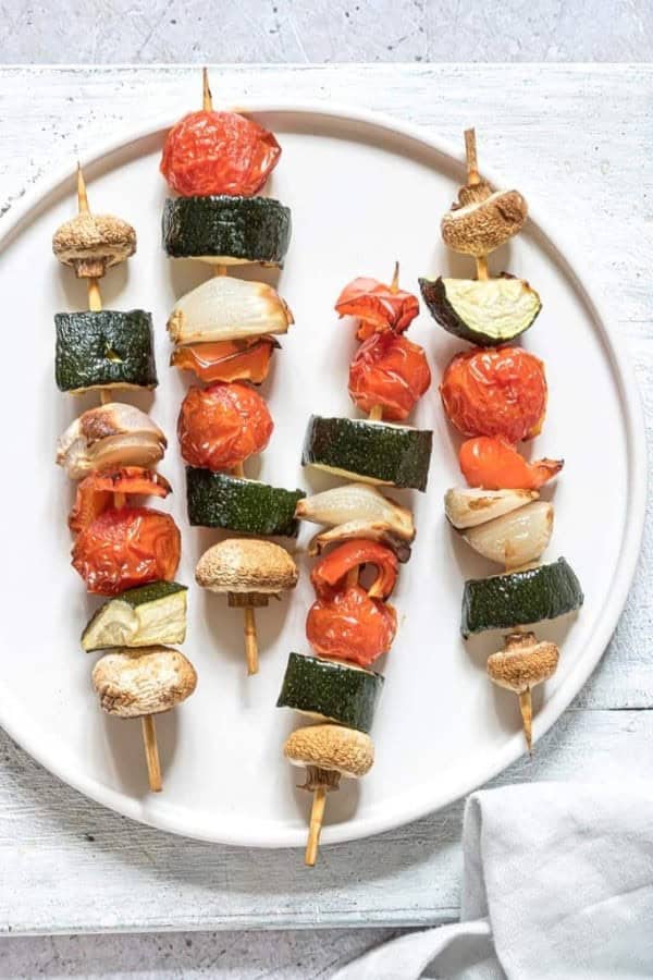 AIR FRYER VEGETABLE KABOBS