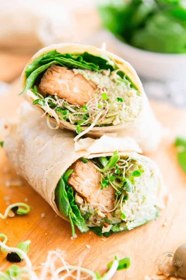 Smoky Tempeh Artichoke Wrap