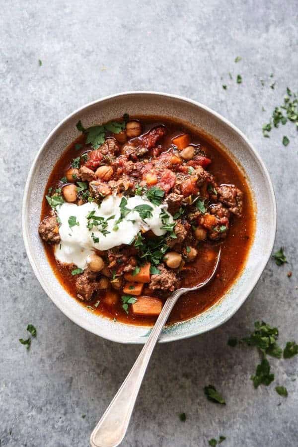 MOROCCAN-INSPIRED LAMB CHILI