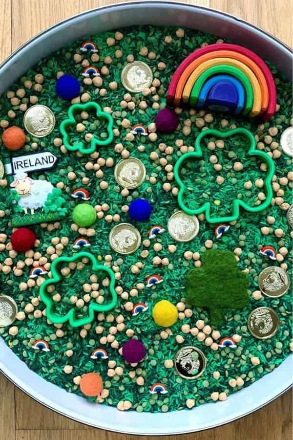 St Pattys Day Sensory Play