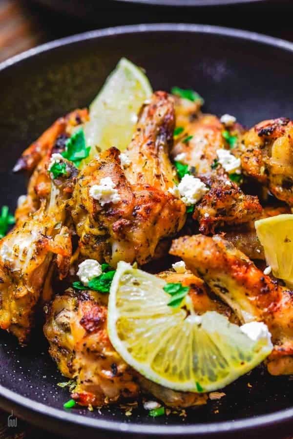 GREEK BAKED CHICKEN WINGS