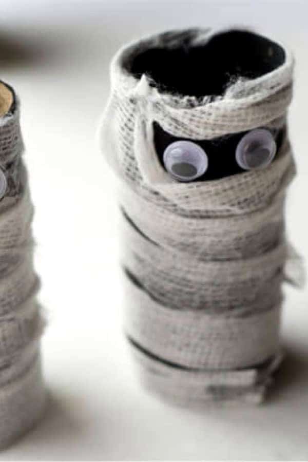 Toilet Paper Roll Mummy Craft