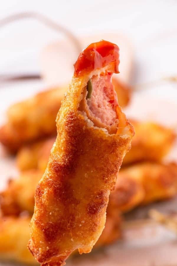 KETO AIR FRYER CORN DOGS