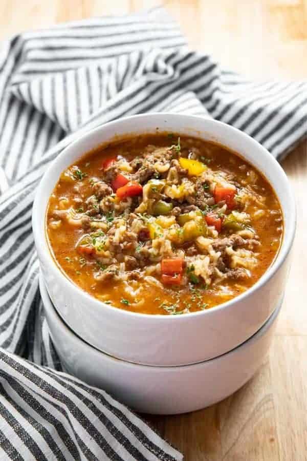 Stuffed Pepper Soup