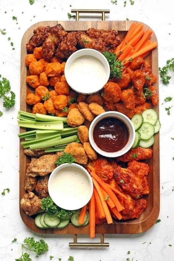 CHICKEN WING CHARCUTERIE BOARD