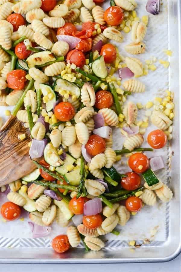 Sheet Pan Gnocchi with Summer Vegetables