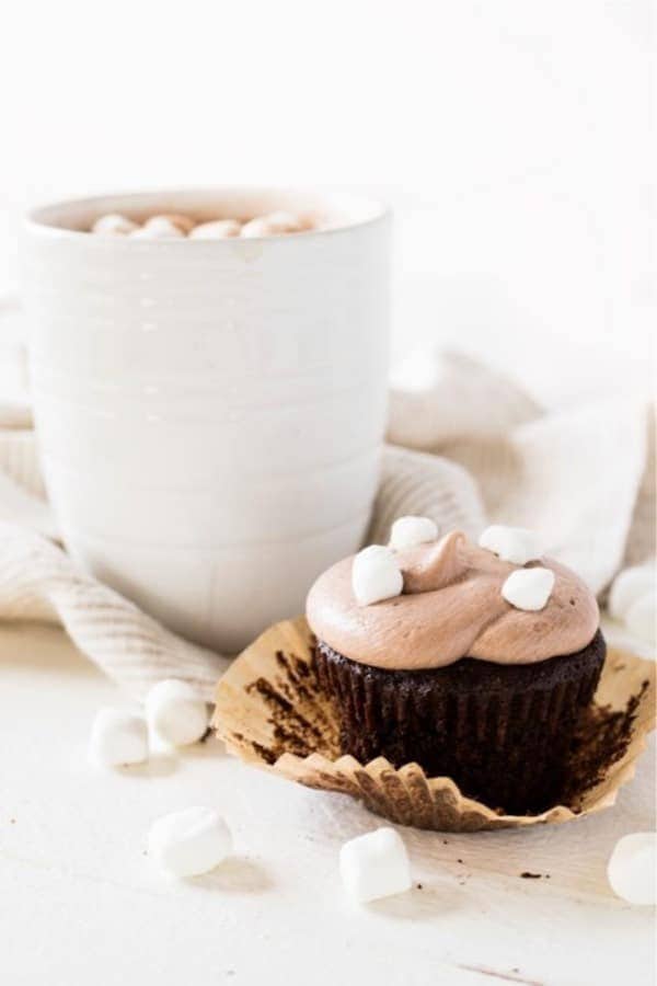 Hot Chocolate Cupcakes