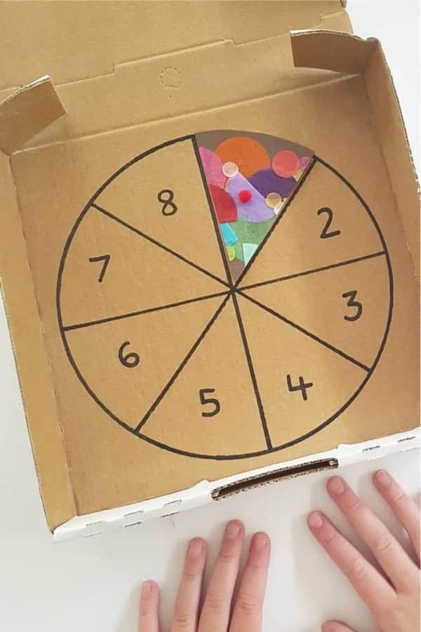 Pizza Box Learning Game For Kids