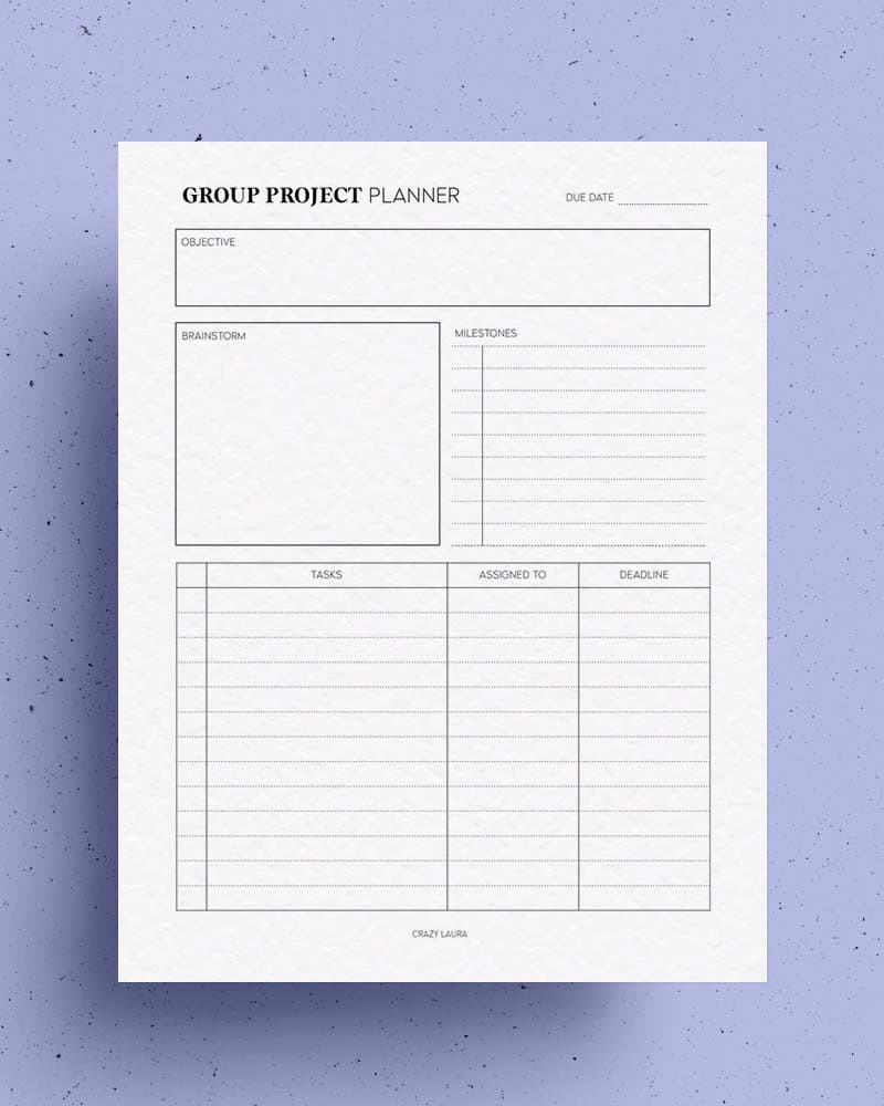 Group Project Planner