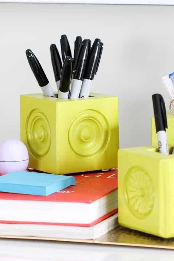 Homemade Painted Pencil Holders