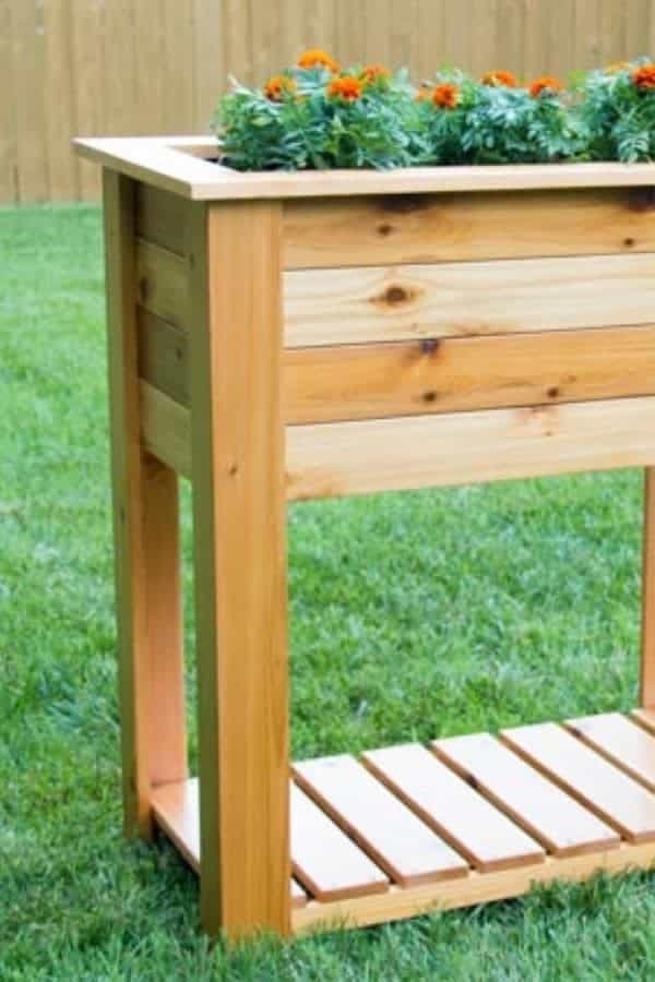 DIY Raised Planter Box