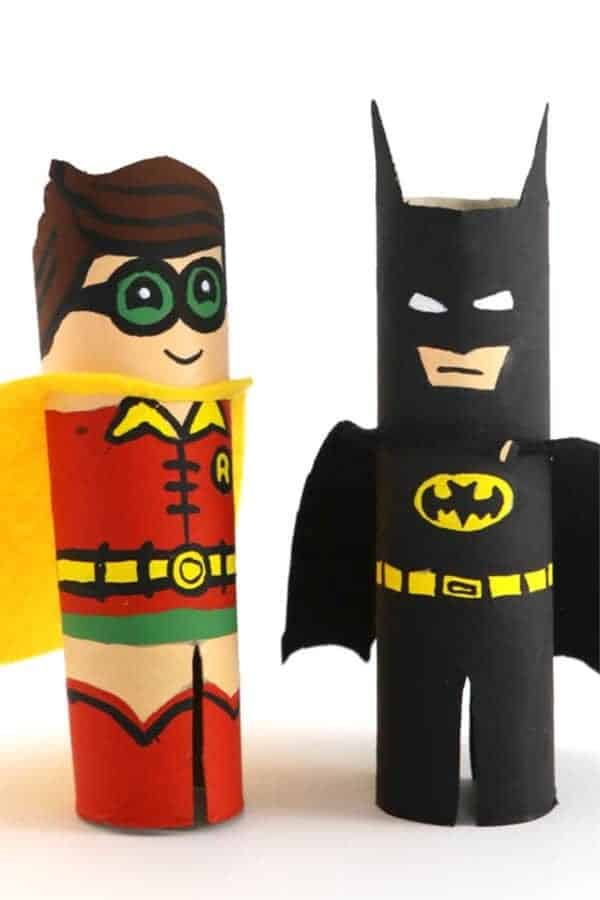 Paper Roll Batman and Robin