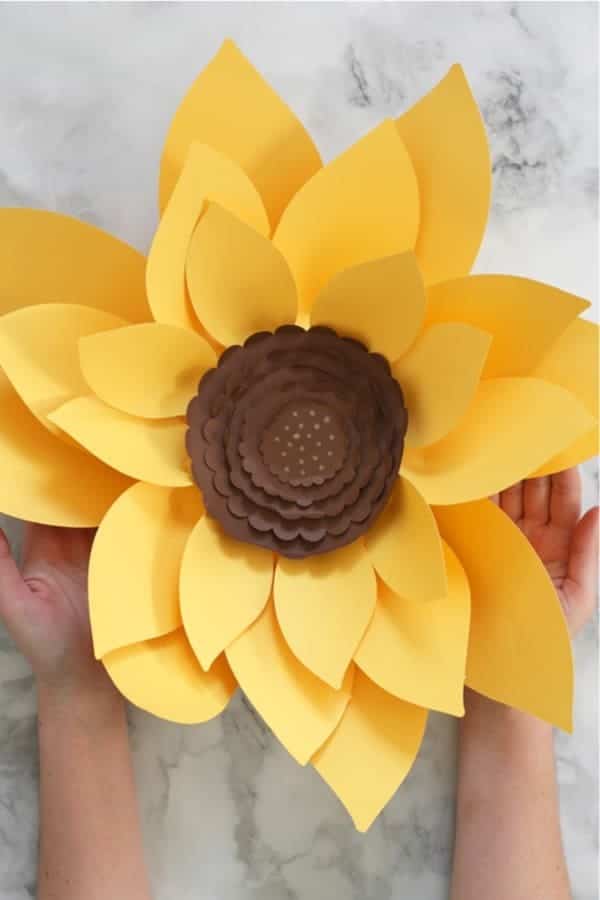 Giant Paper Sunflowers