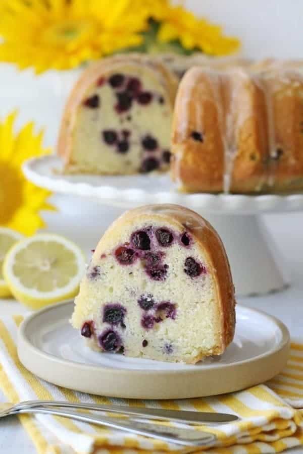 LEMON BLUEBERRY BUNDT CAKE