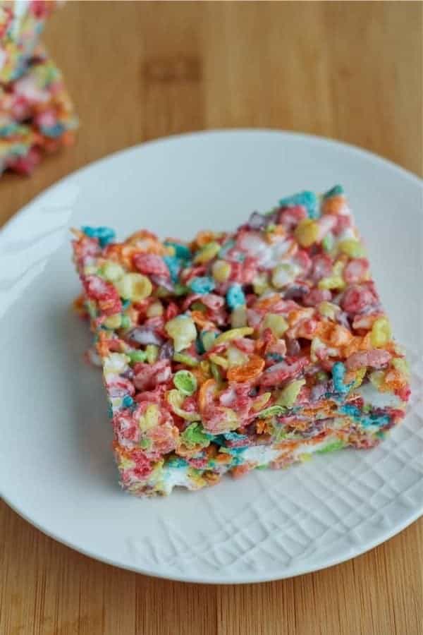 Fruity Pebbles No-Bake Bars