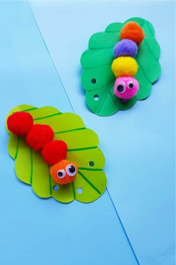 Pom Pom Caterpillar Craft