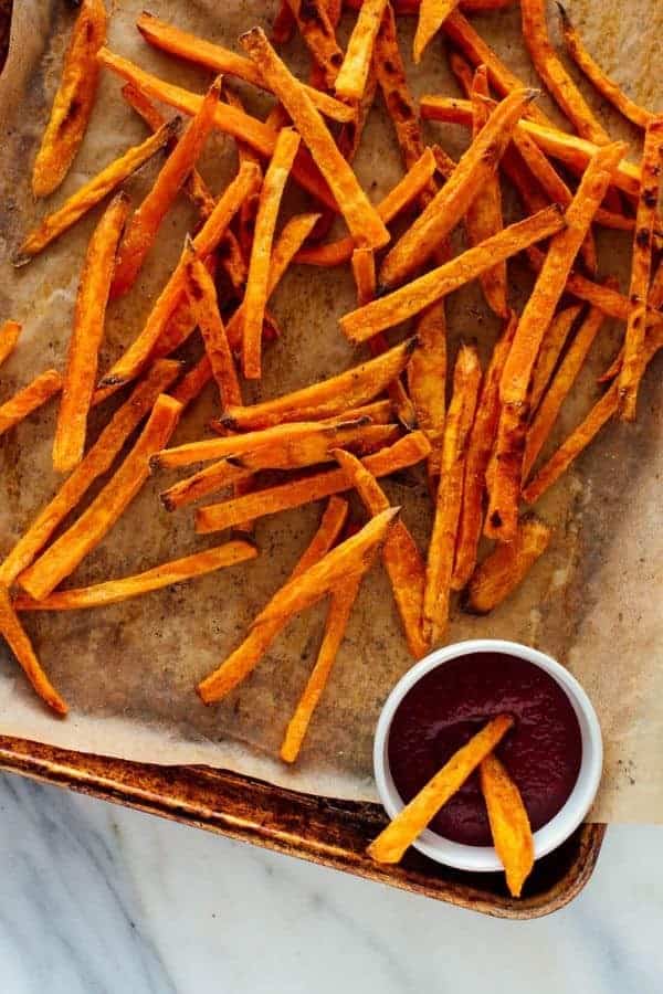 BAKED SWEET POTATO FRIES