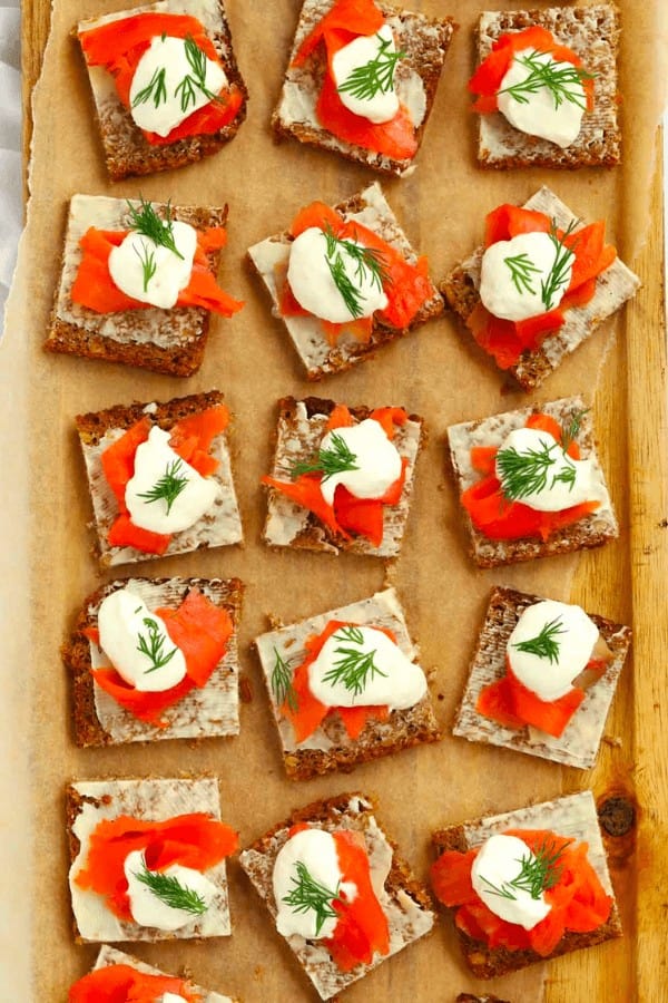 Smoked Salmon Canapés