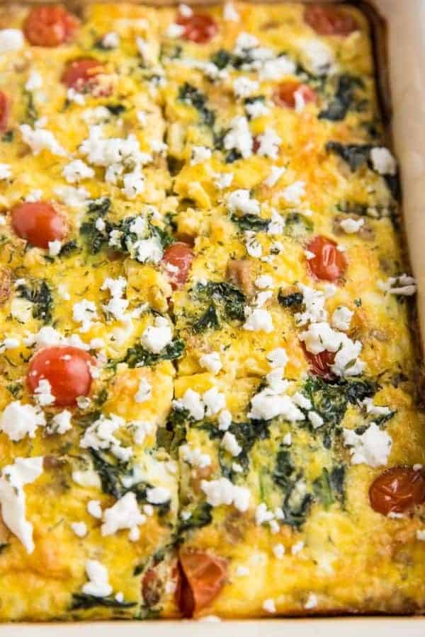 MEDITERRANEAN EGG CASSEROLE