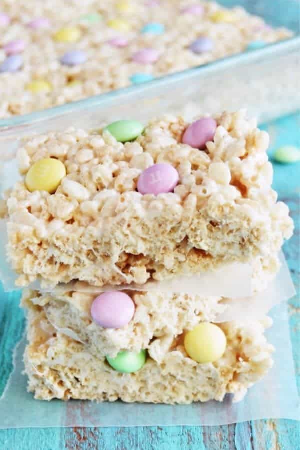 Spring Marshmallow Krispie Treats