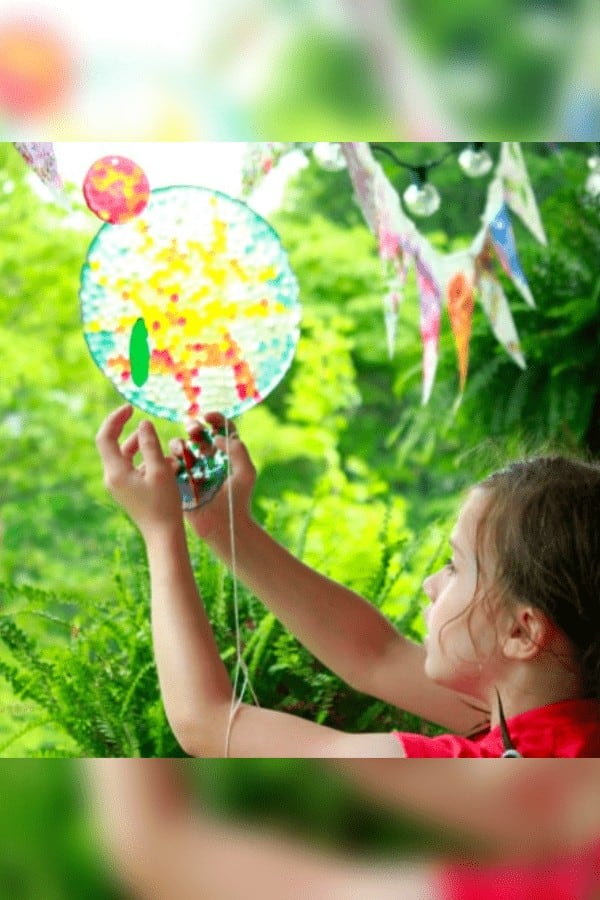 Simple Melted Bead Suncatchers