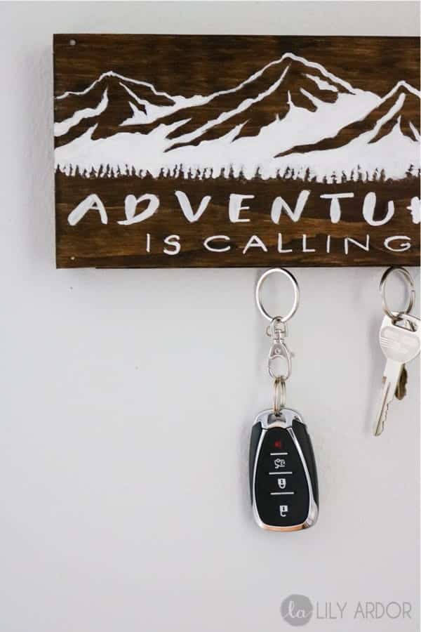 DIY Magnetic Key Holder