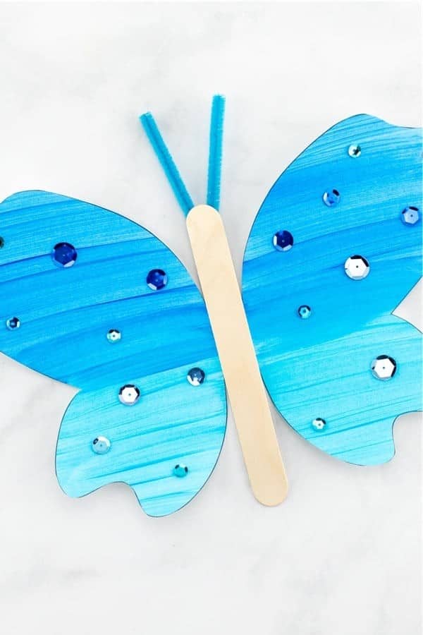 How to Make a Fluttering Paper Butterfly Craft