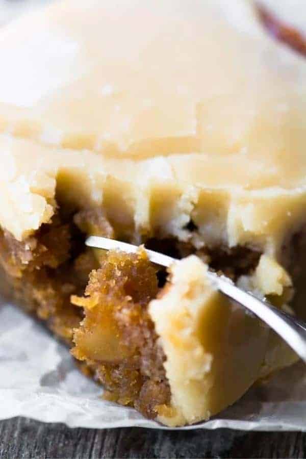 MAPLE FROSTED APPLE BLONDIES