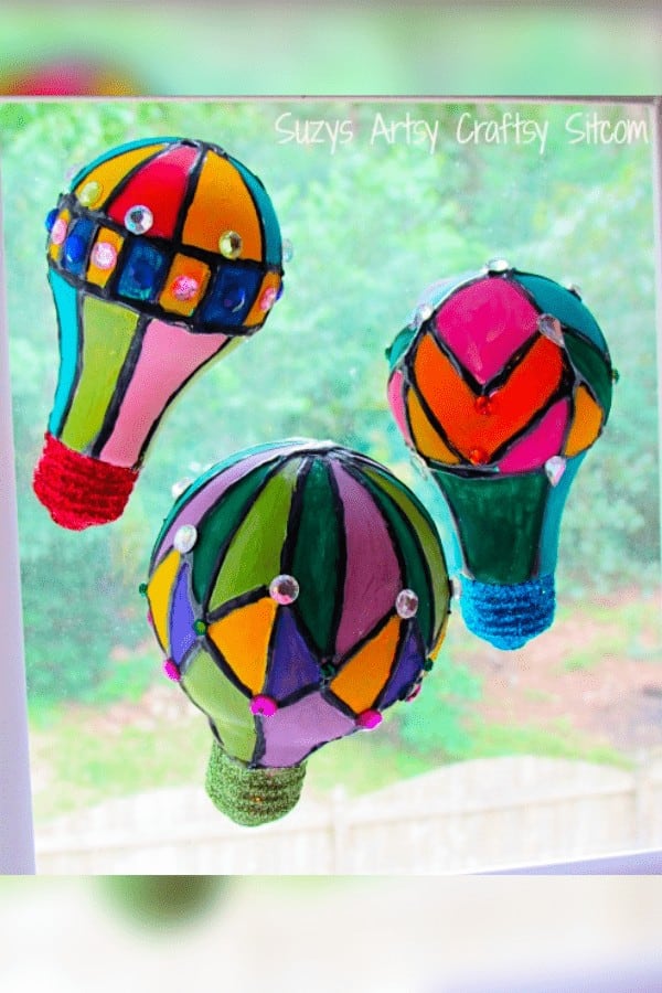 Hot Air Balloon Suncatchers