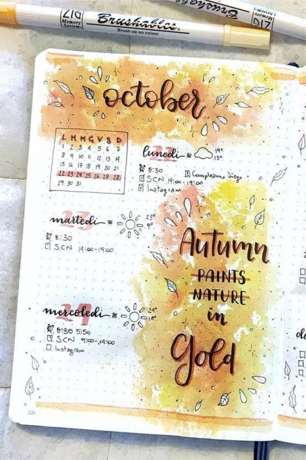 Autumn Weekly Spread