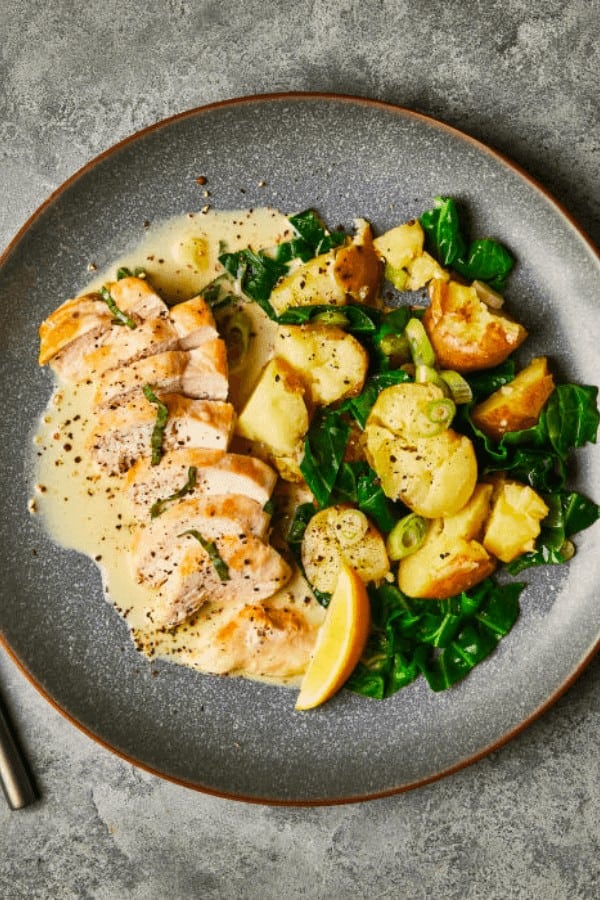 Lemony Chicken with Colcannon