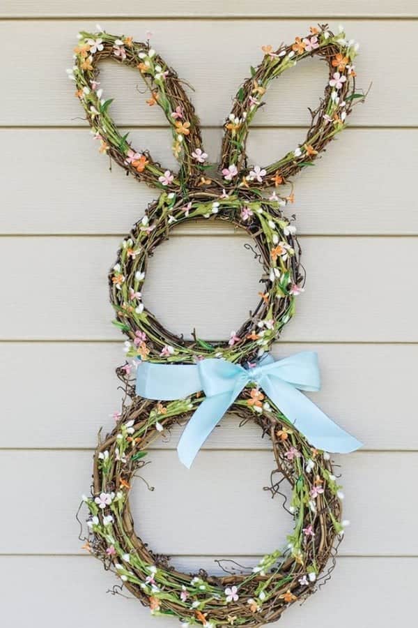 NATURAL BUNNY WREATH