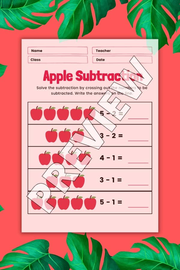 Apple Subtraction