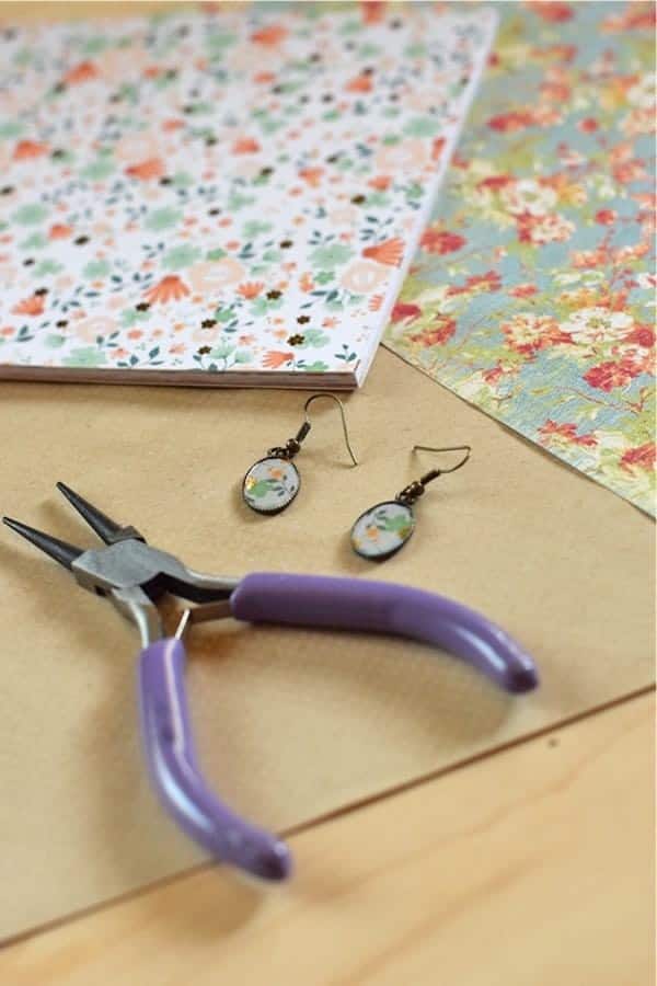 How to Make Beautiful DIY Earrings with Mod Podge