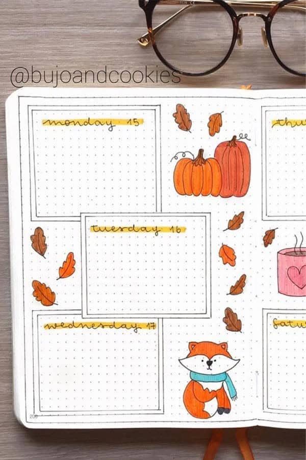 October Weekly Spread