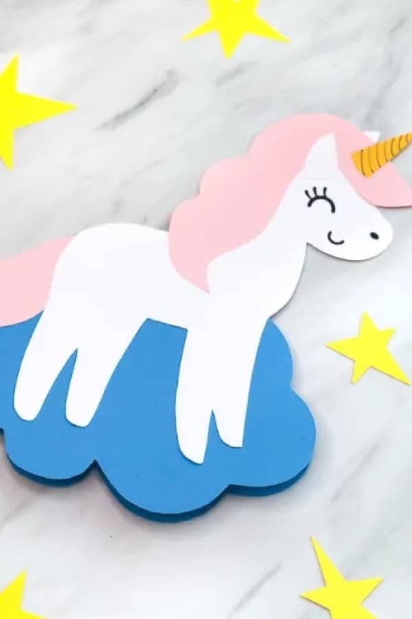 DIY Unicorn Card Craft For Kids