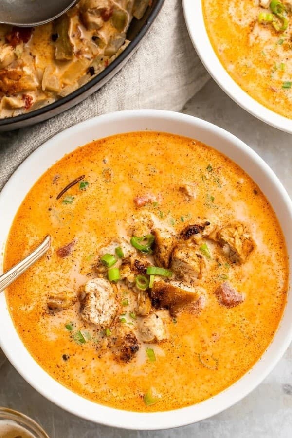 CREAMY CAJUN CHICKEN SOUP