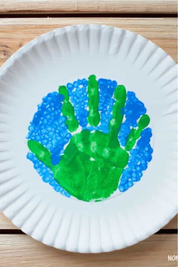 Handprint Earth Day Craft For Kids