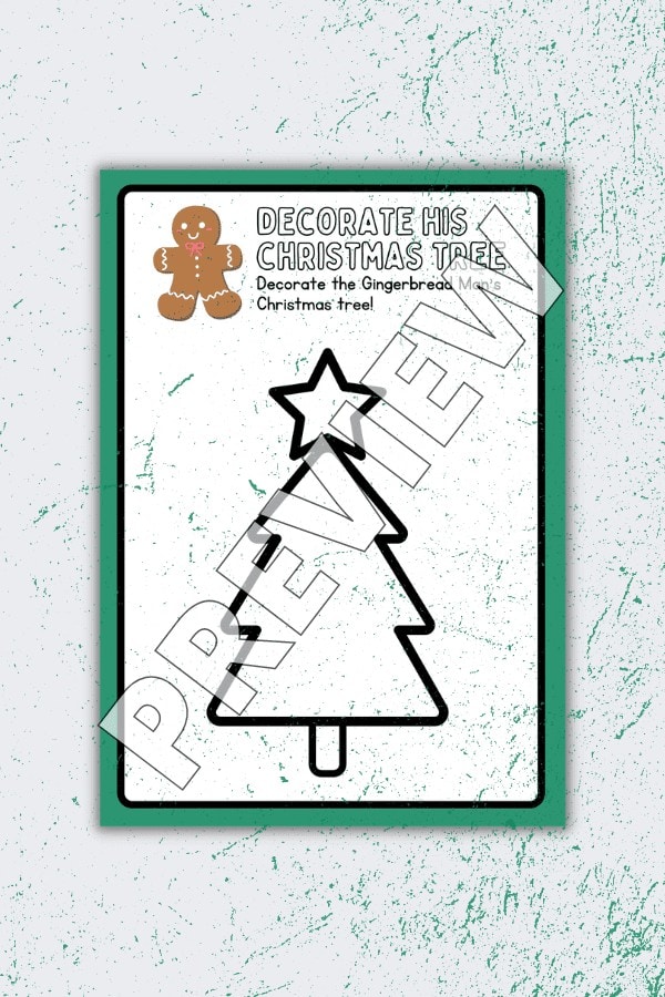 Christmas Tree Decorating Worksheet