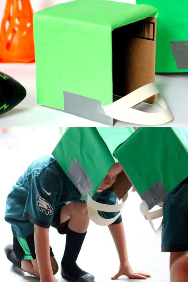 Easy Box Cardboard Football Helmet