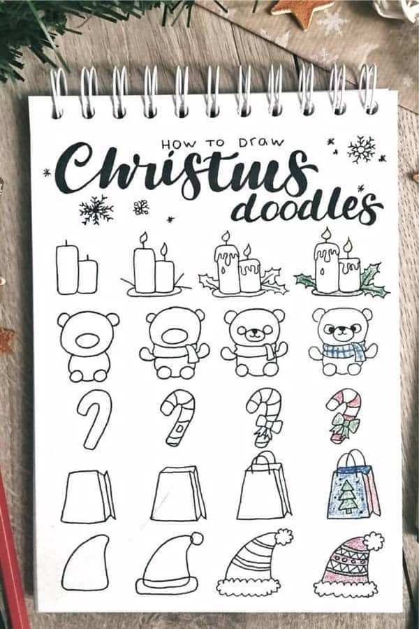 How To Draw Christmas Doodles