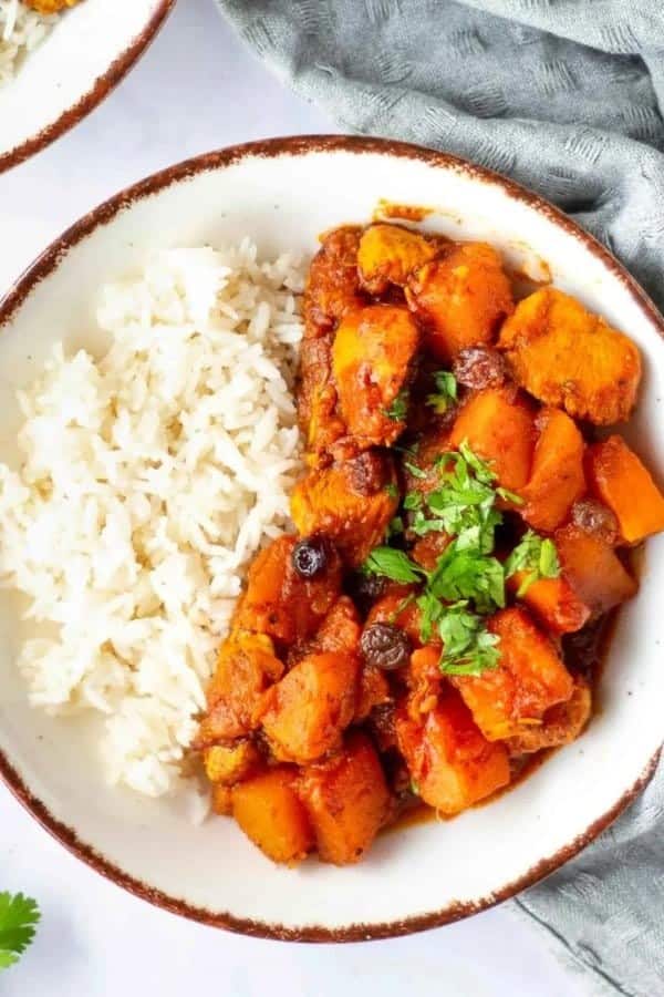 MOROCCAN CHICKEN PUMPKIN STEW