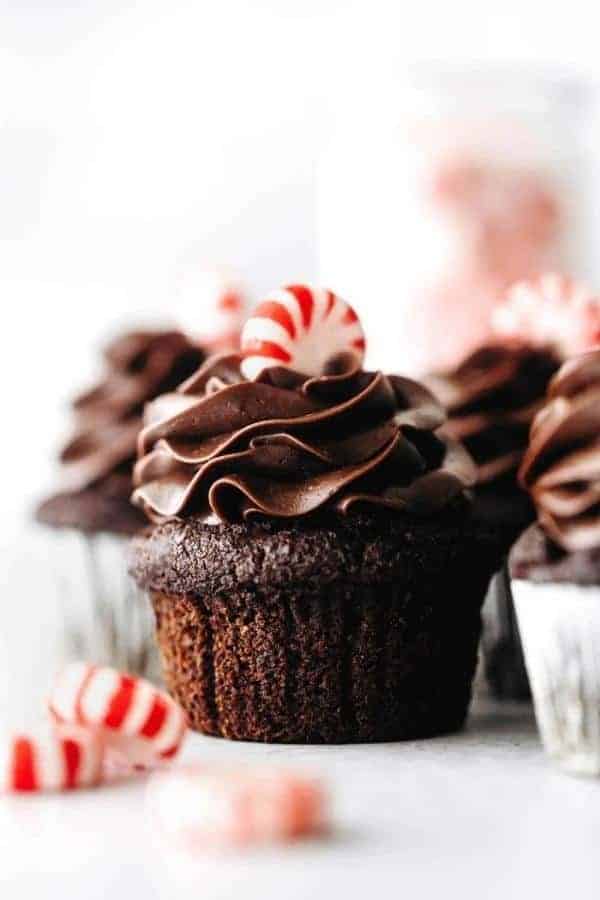 PEPPERMINT MOCHA CUPCAKES