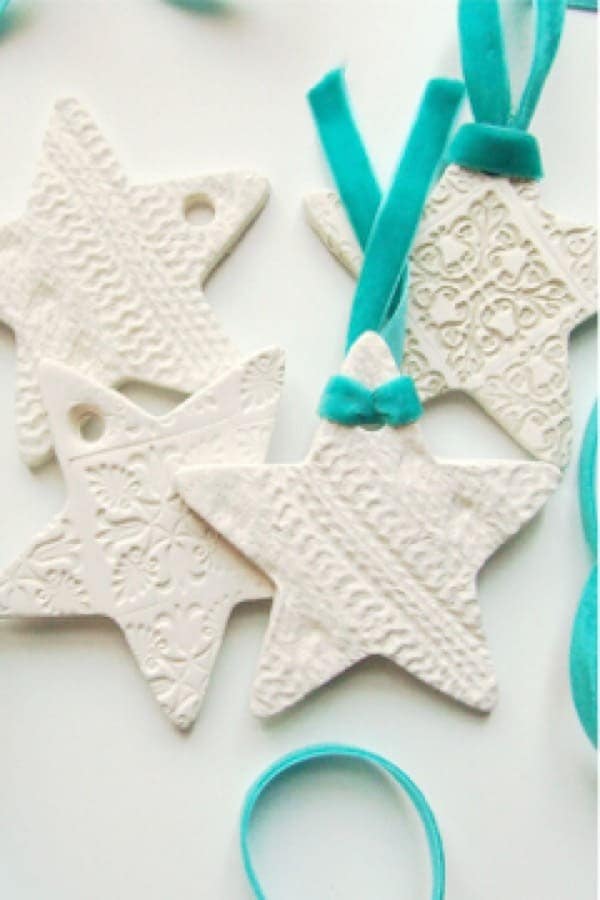 Embossed Clay Star Craft For Kids