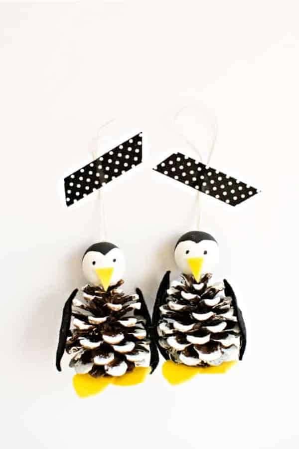 Pine Cone Winter Craft For Kids